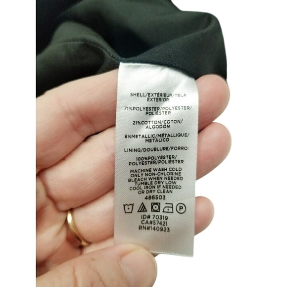 LOFT Outlet Petite 6 Gray Plaid Mini Skirt Professional School Girl Academia - Picture 3 of 8